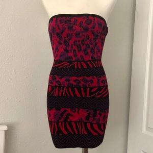 Marciano Strapless Bandage Dress